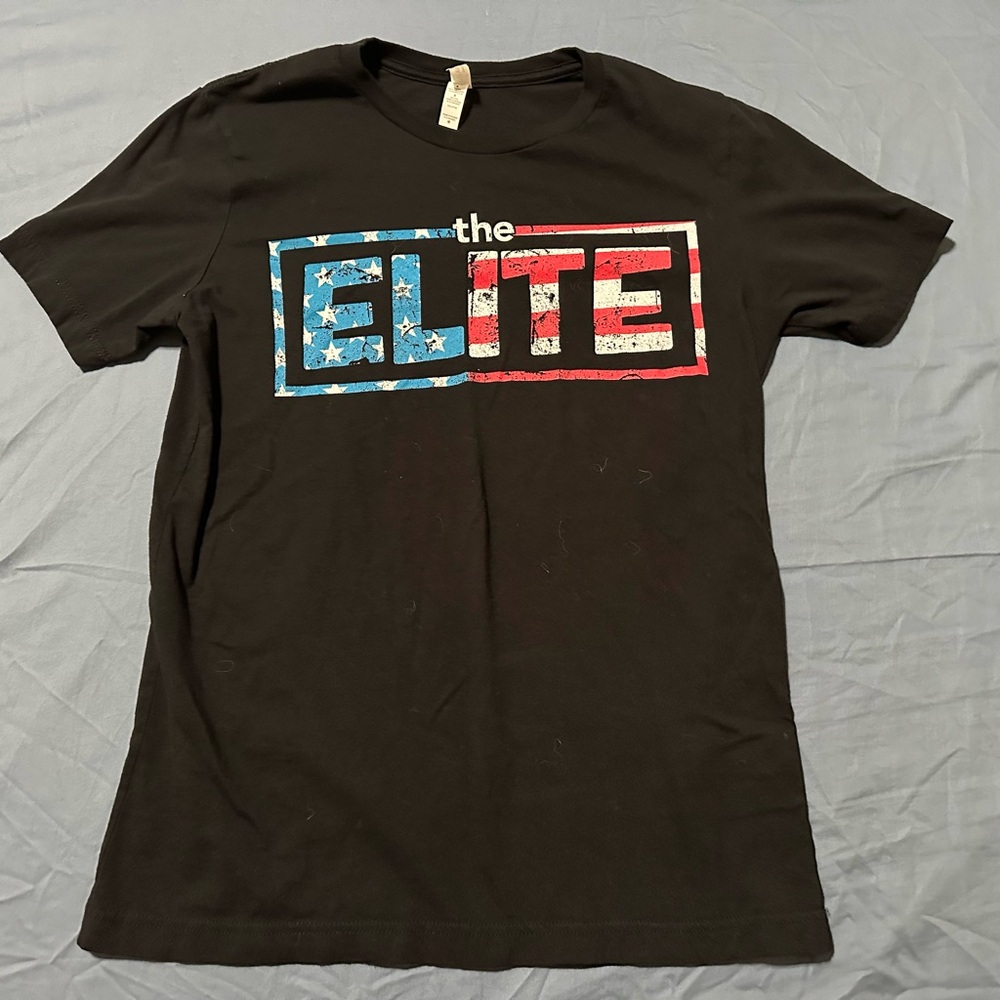 AEW Black 'The Elite' Short‎ Sleeve Tee